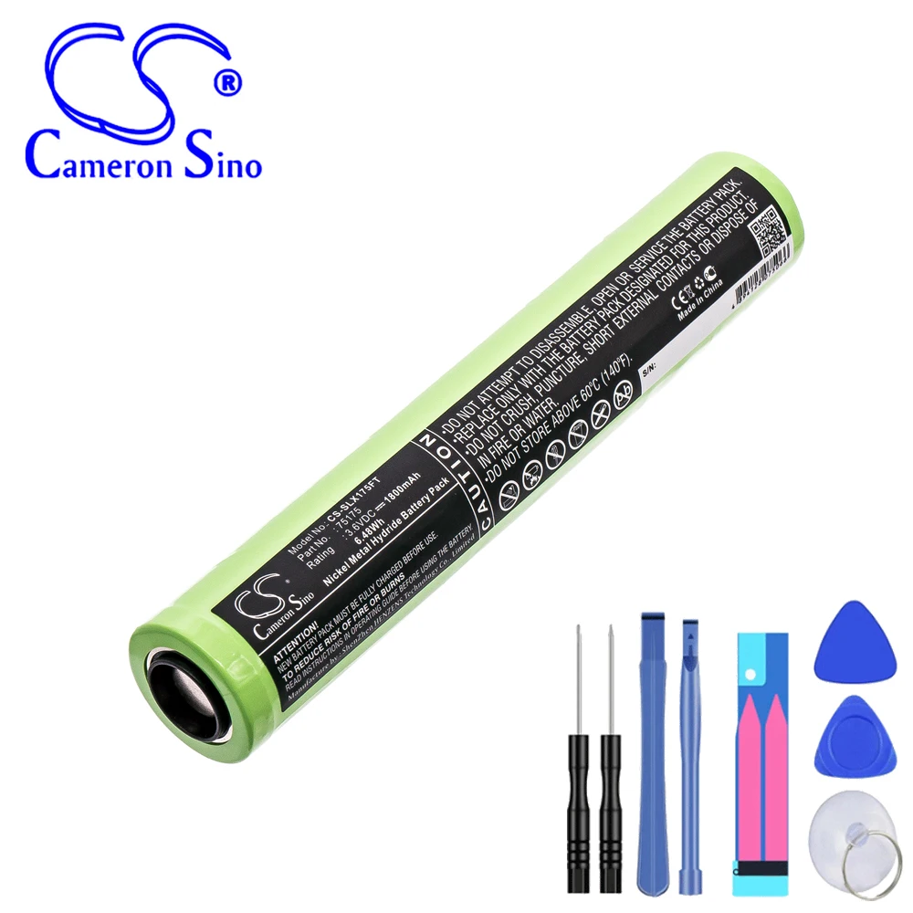 Flashlight 1800mAh / 6.48Wh Battery For Streamlight 76600  76601  76602  76603  76604  76605  76606  76909 76522  76524   76524