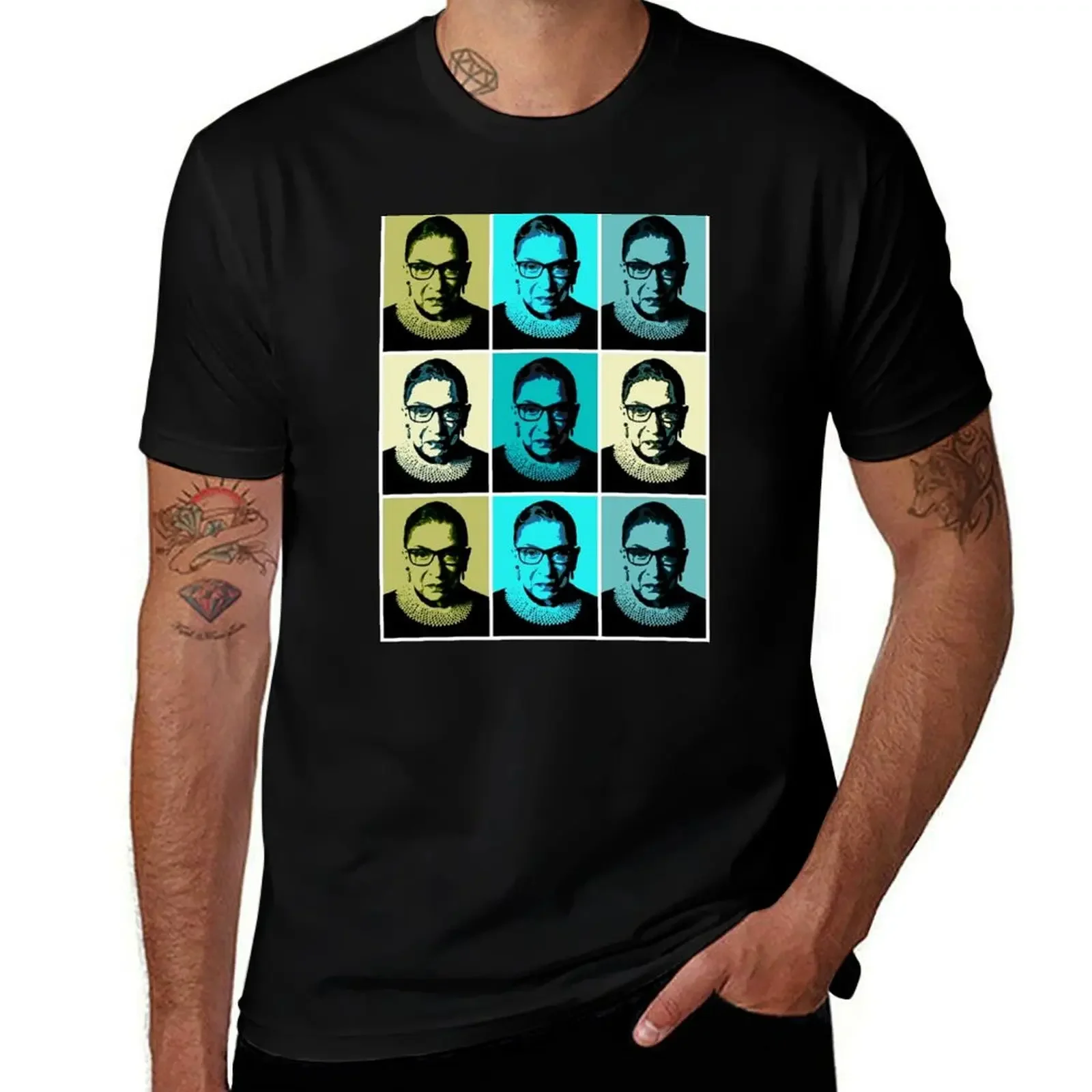 RBG - Greens - I Dissent T-Shirt for a boy plus sizes t shirt men