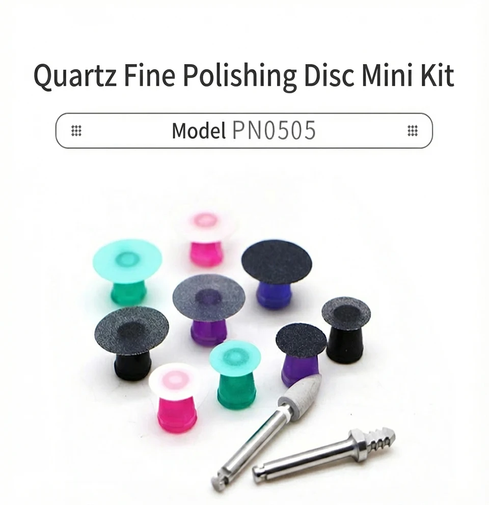 

SHOFU Super-Snap Mini Kit PN0505 Dental Polishing System 4-Stage Rainbow Discs for Composite Resin Complete Finishing&Polishing
