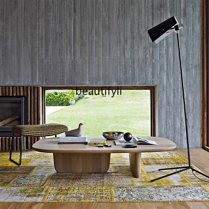 Tea Table Solid Wood Modern Simple Personality Creative Visitor Log Tea Table