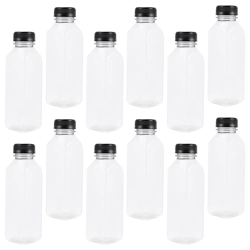 

12 Pcs Milk Tea Bottle Juice Organizer Drink Bottles Freshly Squeezed Creative Water