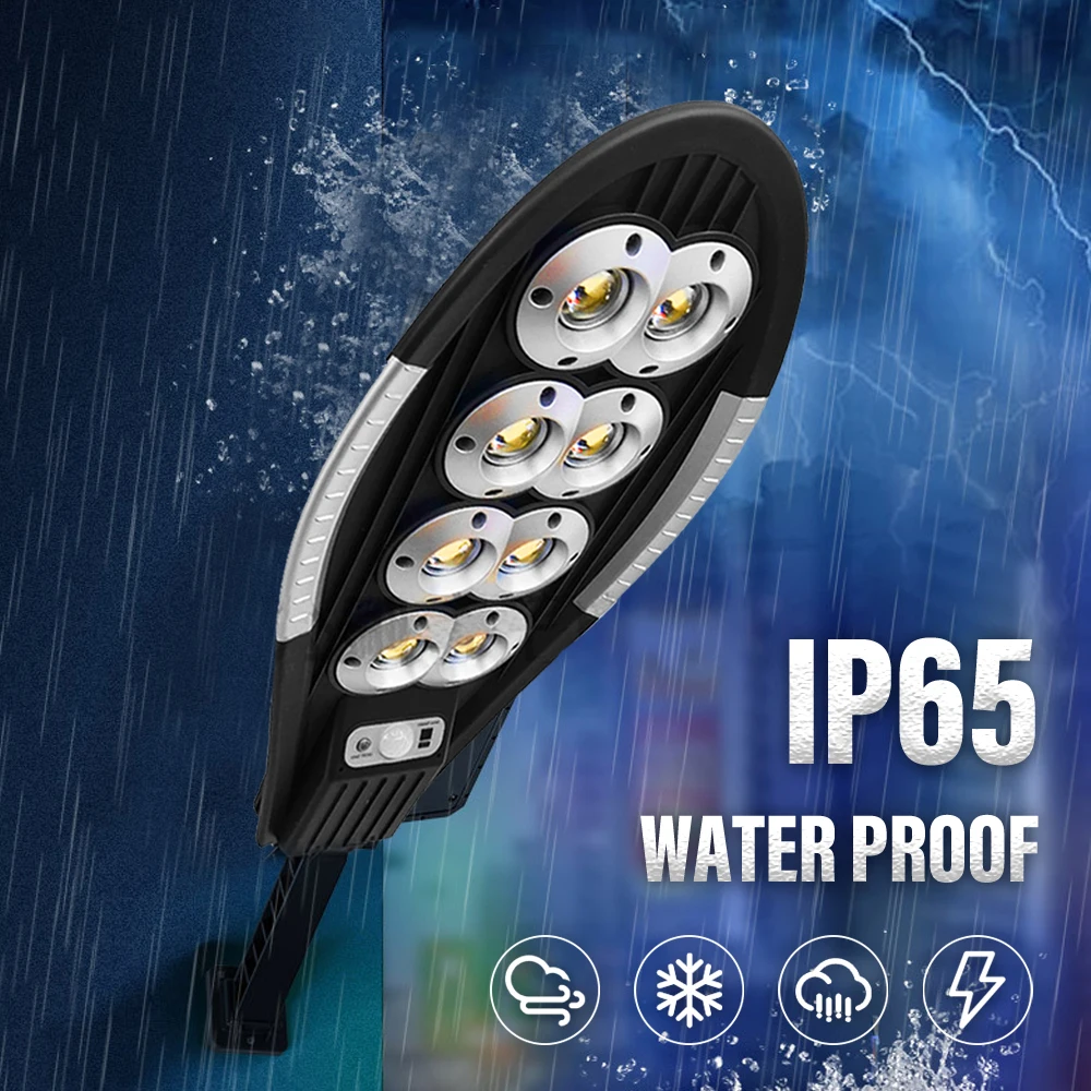 LED Super Bright Solar Light Waterproof COB Outdoor Street Light with Remote Control Motion Sensor Wall Light Garden Path Fence