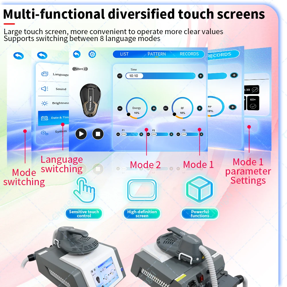 Emsone NEO 15 Tesla Portable ABS Fat Burning Machine Ems Electrical Stimulation for Body for Home or Commercial Use