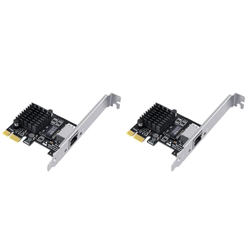 Highly Recommended 2X 5Gbps PCI-E To RJ45 Network Card RTL8126 100Mbps/1G/2.5G/5G Gigabit Ethernet PCIE Wlan Adapter For PC