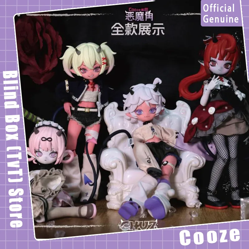 

Подлинная Cooze Demon Horn Bjd Series слепая коробка 8-точечная фигурка Bjd модный настольный орнамент полный подарок периферийные устройства