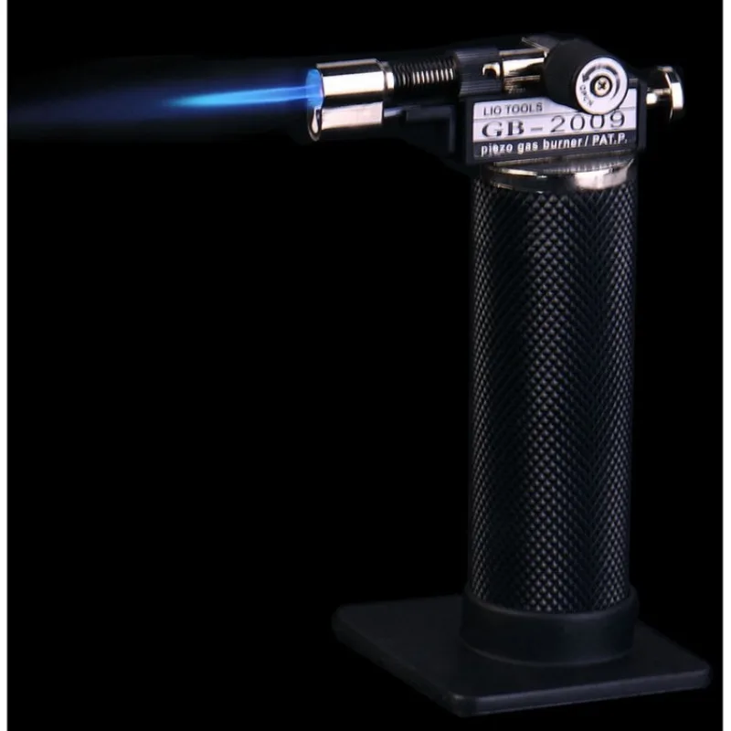 Nuovo metallo Spruzzatura Moschetto Accendino In Acciaio Inox Saldatura Domestica Gas Butano Pistola di Saldatura Ad Alta Temperatura BBQ All'aperto Ignificatore