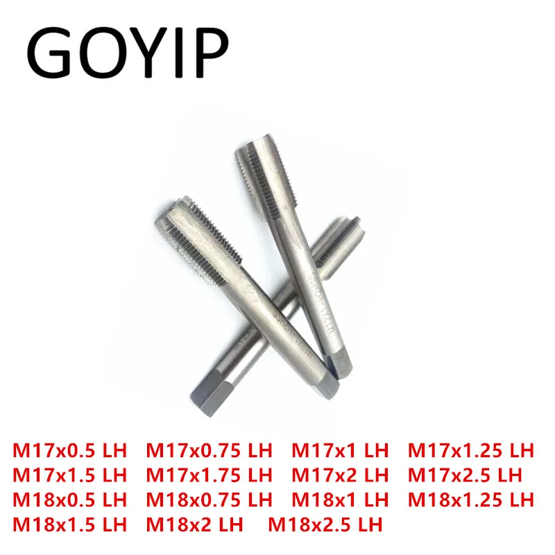 

2 Pcs M17 M18 LH Threading Taps Spiral Point Taps Machine Tap Hand Tools Screw Thread Metric Plug Taps Support Customization