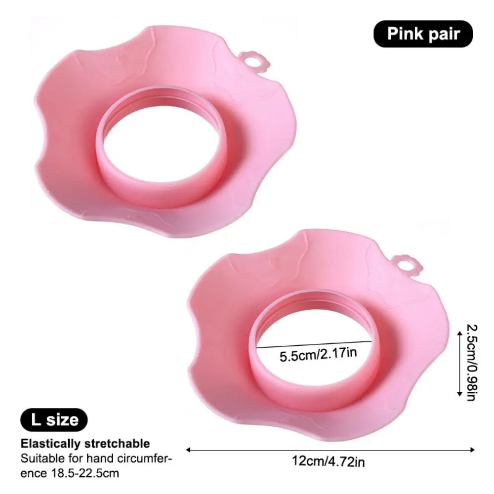Nouveau fleur forme lavage visage Spa bracelet de montre en Silicone couleur unie bracelet étanche bandeau adulte