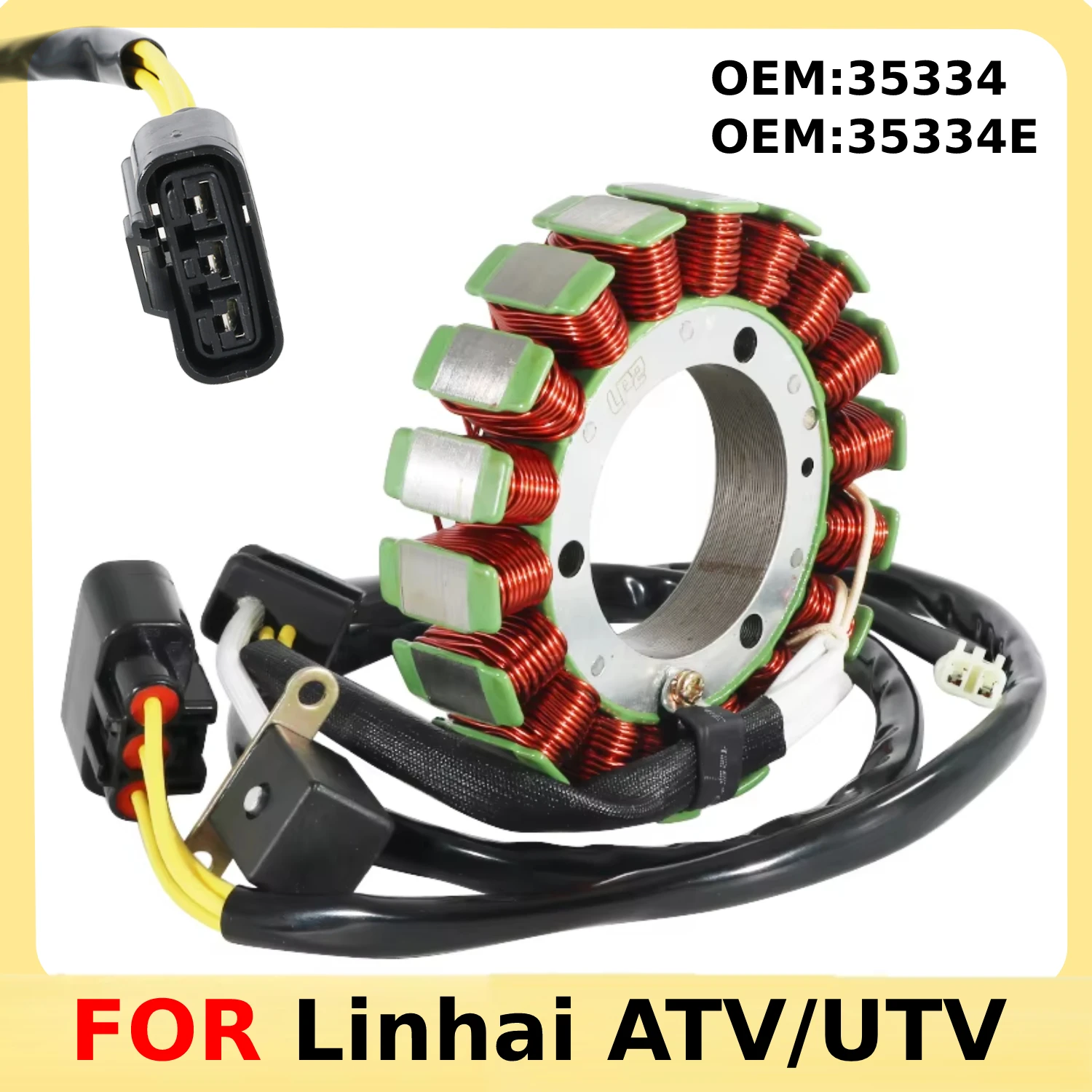 

For Linhai ATV LH500 / M550 / 500 / M550L / T-BOSS / ATV-D / E4 / E2 / T3b / PROMAX / EFI Motorcycle Generator Stator Coil Comp