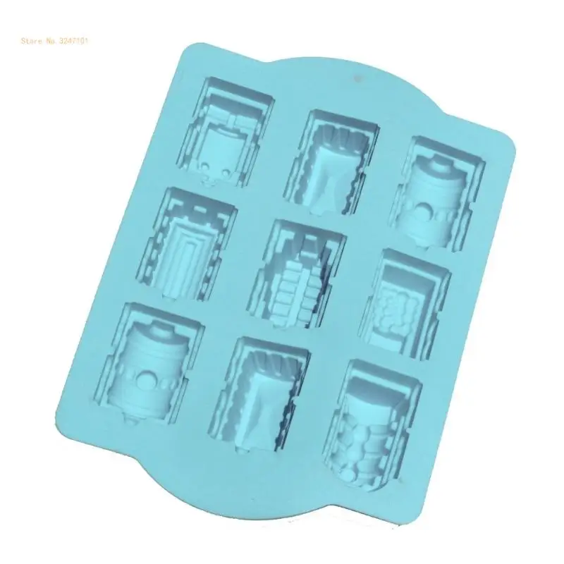 

Silicone Cartoon Train Mold Resin Cake Mold DIY Bakeware Baking Dish Bakery Dropship