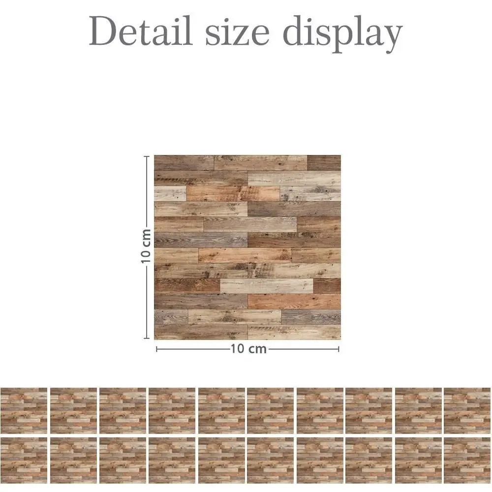 Self-adhesive Wallpaper Dollhouse Simulated Wood Grain Flooring Simulated Wood Grain PVC DIY Flooring Materials DIY