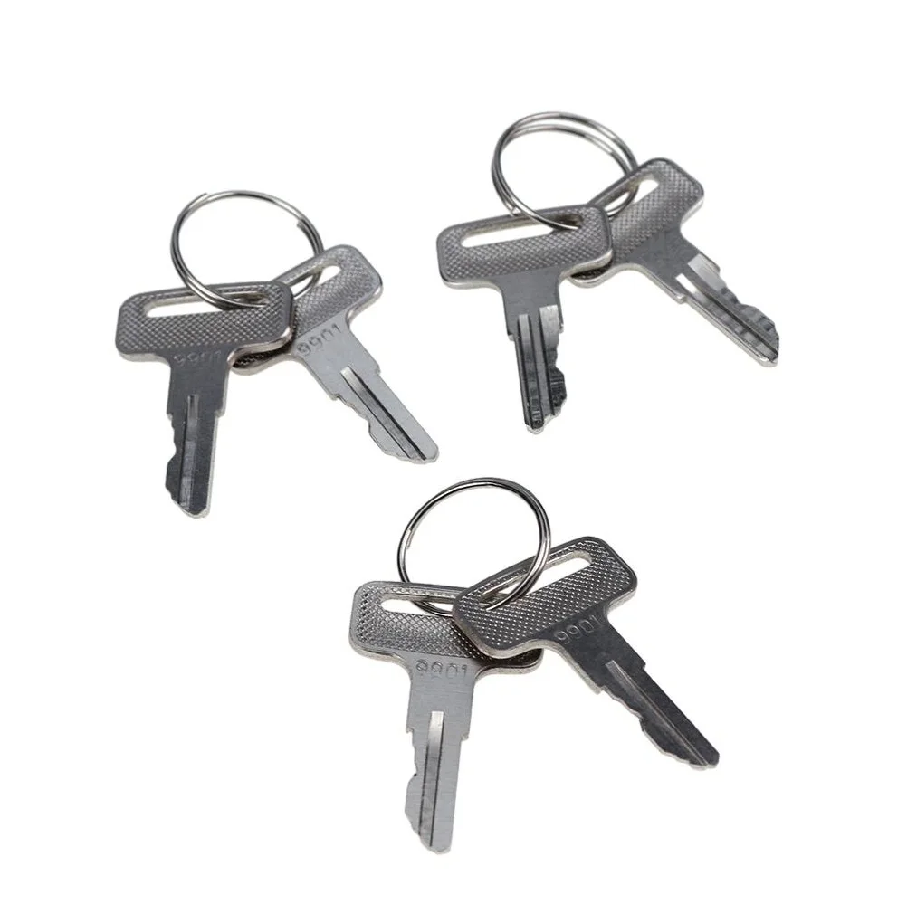 6PCS Ignition Key 9901 2860030 For JLG Scissor Lift 600AJ 460SJ 400S 600A