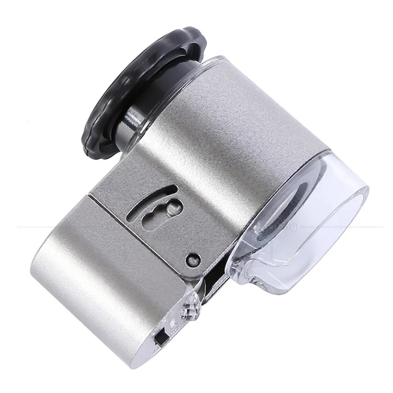 Imagem -05 - Apreciação Microscópio Jóias Lupa com Led Luz uv para Caligrafia Antiga e Pintura Identificação Lupa 50x
