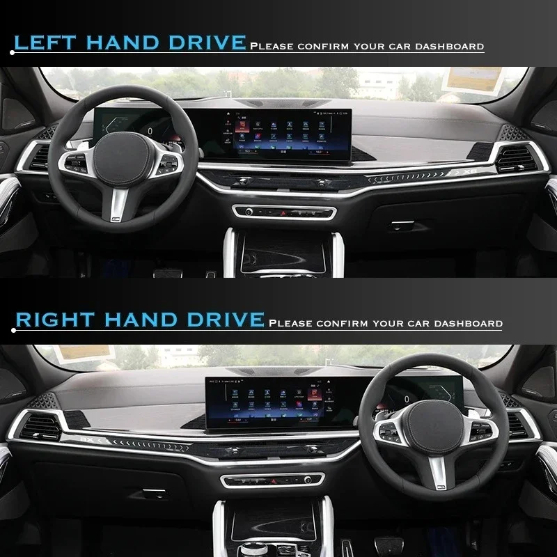 

For BMW X6 2023-2024 Protective Pad Car Dashboard Avoid Light Pad Instrument Platform Desk Cover Dash Mat Carpet