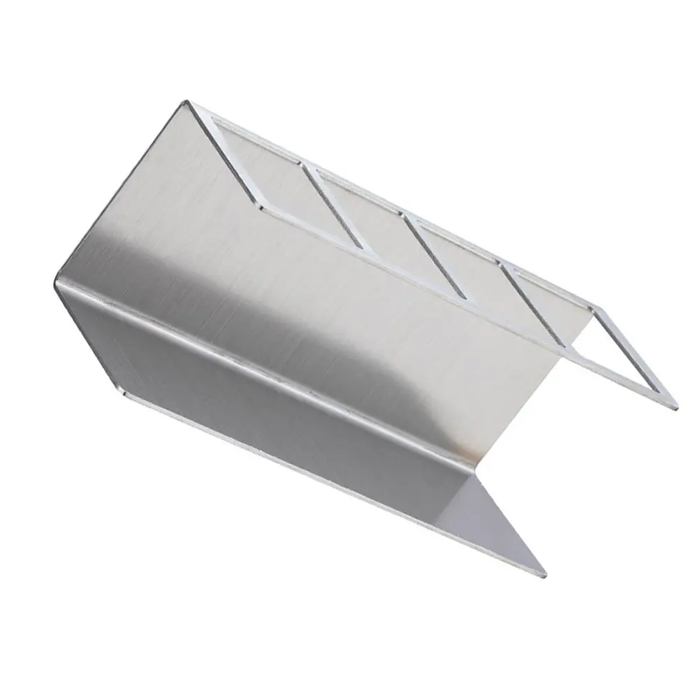 Stainless Steel Electric Toothbrush Storage Stand 4 Slots Self Adhesive Toothpaste Shelf Wall Mounted Waterproof