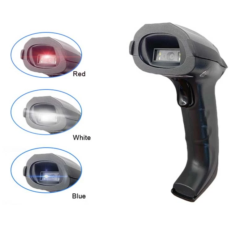 Low Cost Handheld 2D Barcode Scanner Barcode Reader USB Interface Single Point Laser Scanner