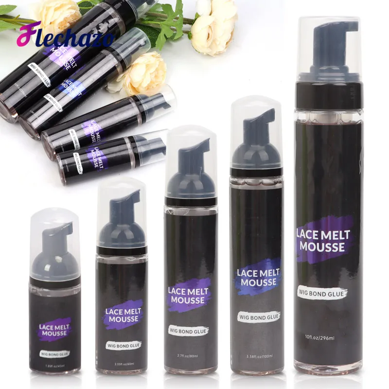 Must Have Lace Melting Mousse Wig Bond Glue para pelucas delanteras de encaje, aspecto Natural, sin pegamento, pegamento de instalación Mousse 40/60/80/100Ml