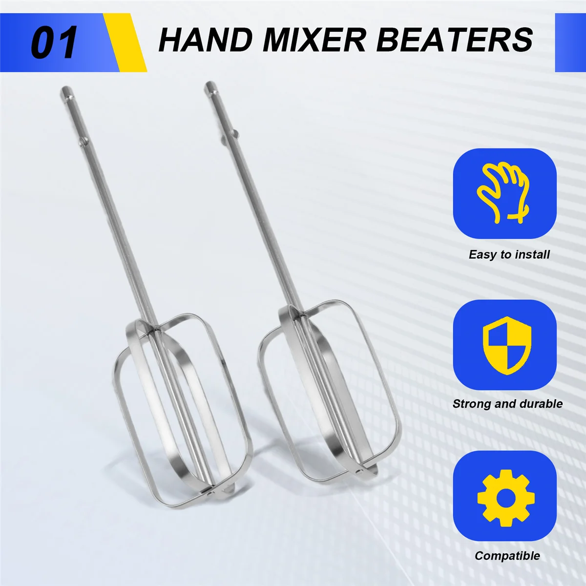 

Hand Mixer Beaters Hand Mixer Beaters for -Lton 62682RZ 62692 62695V 64699 Mixer Parts Replacement Hand Mixer Electric Attachmen