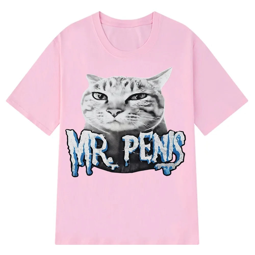 Mr Pen Is Cat Grappig Emoji T-shirt voor vrouwen, Harajuku stijl zomer korte mouwen casual hiphop T-shirt zomer streetwear Y2K top
