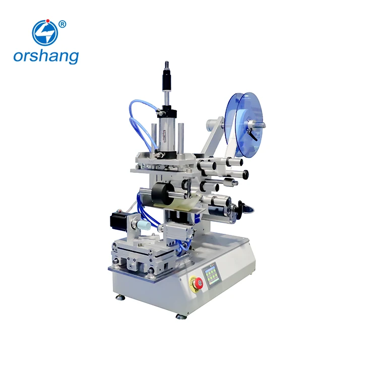 Semi Automatic Roller Flat and Motor Rotary Labeling Machine With Date Code Printer
