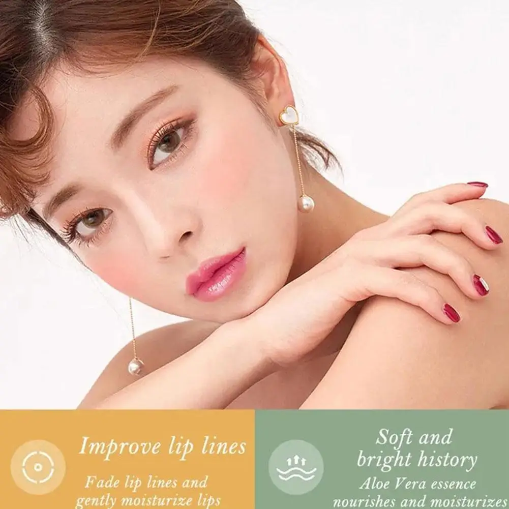 1/2PC Moisture Lip Balm Long-Lasting Natural Aloe Vera Lipstick Color Mood Changing Long Lasting Moisturizing Lipstick Anti Agin