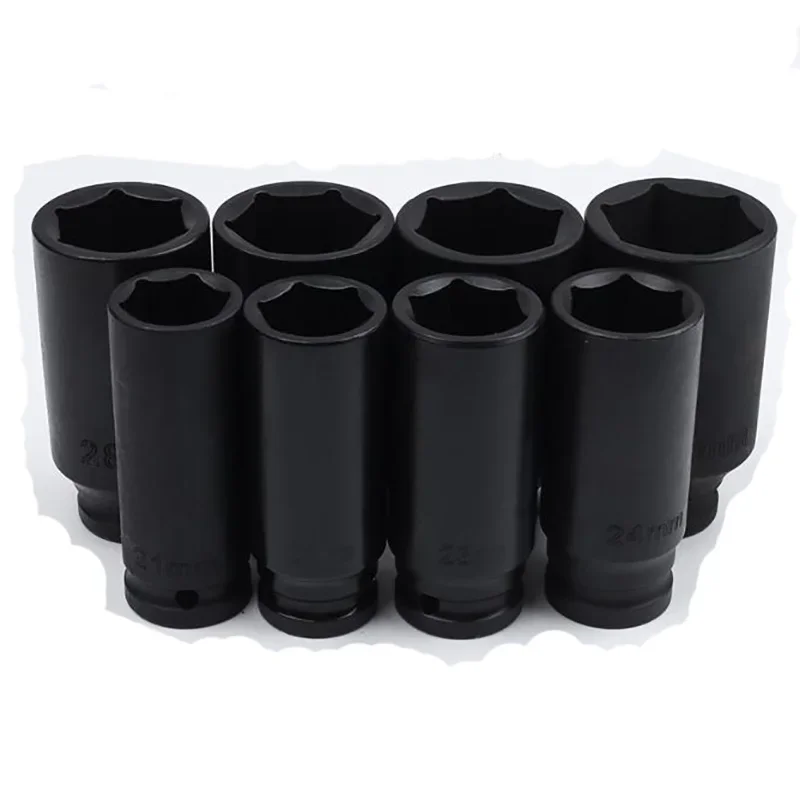 تأثير طويل 6 نقطة 1/2 محرك المقبس العميق 8 9 10 11 12 13 14 15 16 17 18 19 20 21 22 23 24 27 28 29 30 32 33 34 35 36 38 41 مللي متر #3