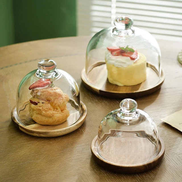 Vintage cake plates with covers cheap