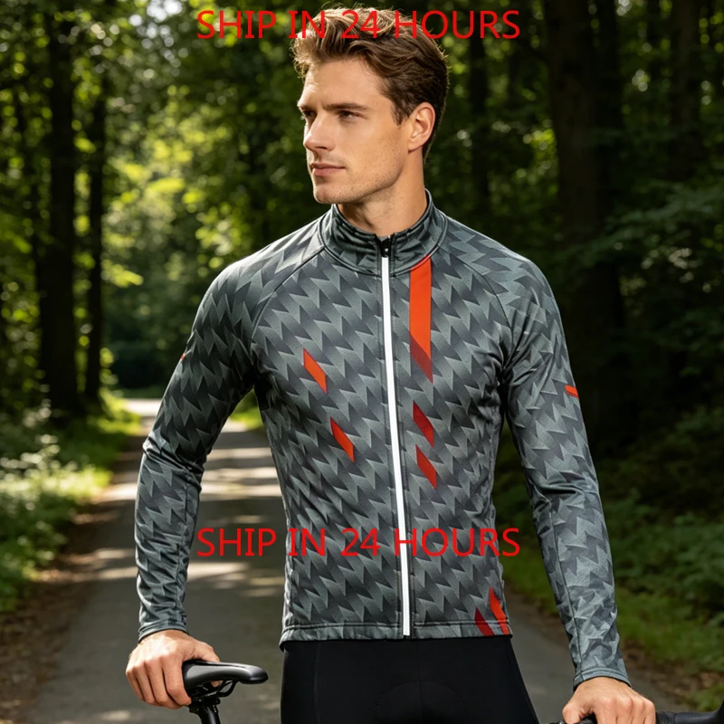

2026 Cycling Jersey Long Sleeve Summer Slim Fit Long Sleeves Cycling Jersey Men Breathable Man Cycling XS-4XL