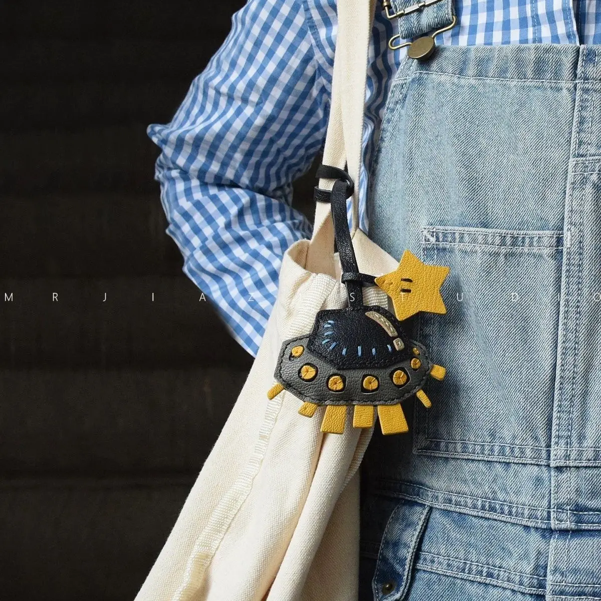 

Звездное небо Dreamer из натуральной кожи сумка ручной работы очаровательное украшение автомобильный брелок простой подарок