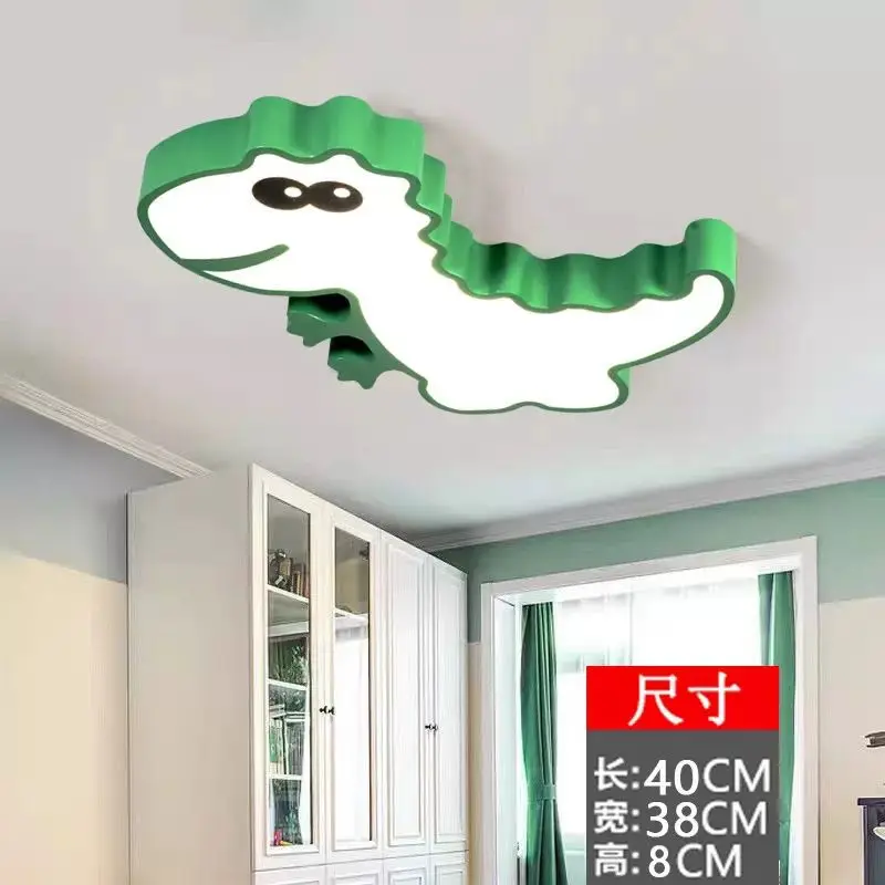 Cartoon  Dinosaur ceiling lamp Living Room Dining Room Bedroom Nordic Modern Simple LED Color Animal ceiling lamp