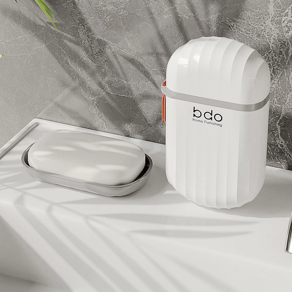 Travel Portable Soaps Box With Lid Large Capacity Draining Soaps Box For Home Bathroom