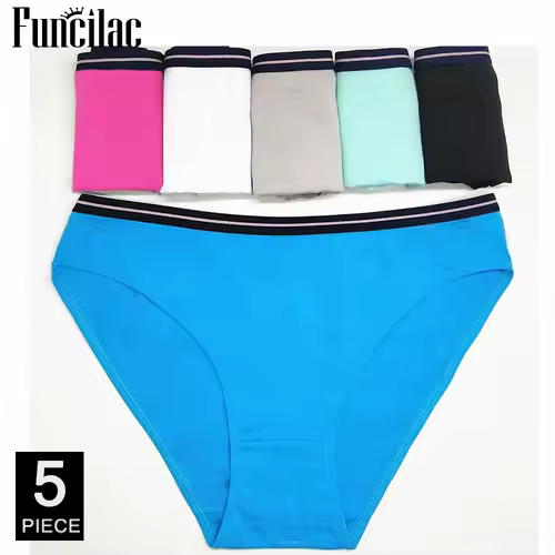 Women's cotton panties Girl Briefs Ms. cotton underwear bikini underwear sexy Ladies Briefs Free shipping 5 Pcs/set - Image 13
