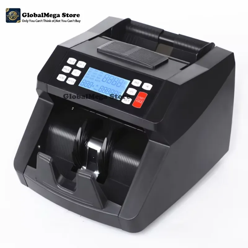 2026 Latest LCD Display Currency Counter Machine for Cash Counting Money for Multinational Currencies Banknote