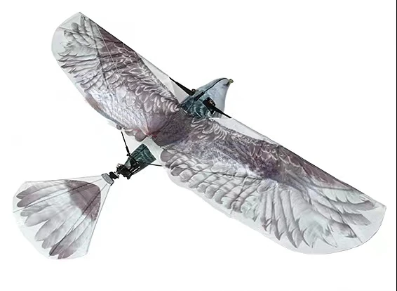 Large scale biomimetic bird eagle remote-controlled aircraft fixed wing simulation eagle flapping wing aircraft 1.2M wing length