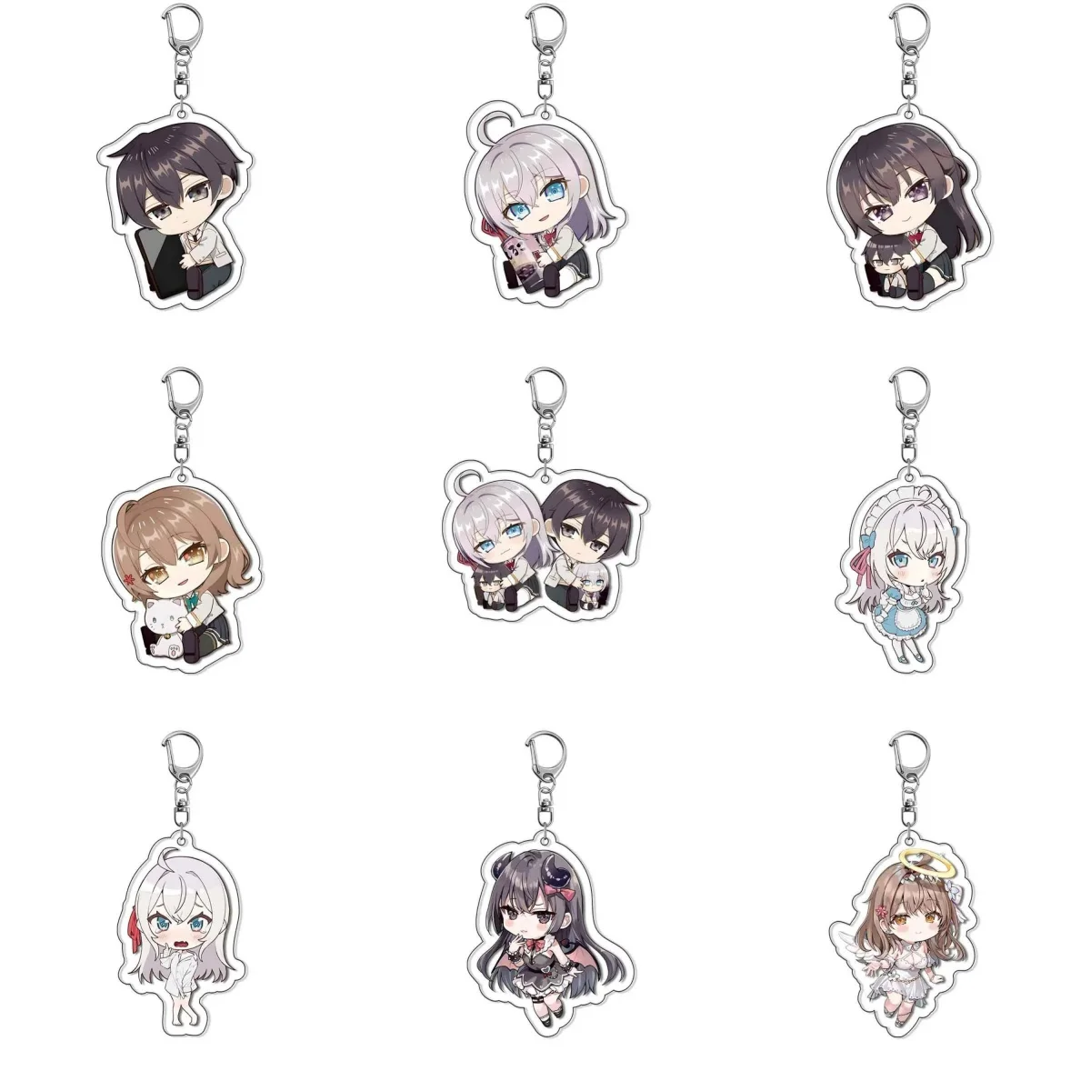 

Anime Alya Hides Her Feelings in Russian Acrylic Keychain Cosplay 6CM Characters Ornament Accessories Goods Collection Gifts