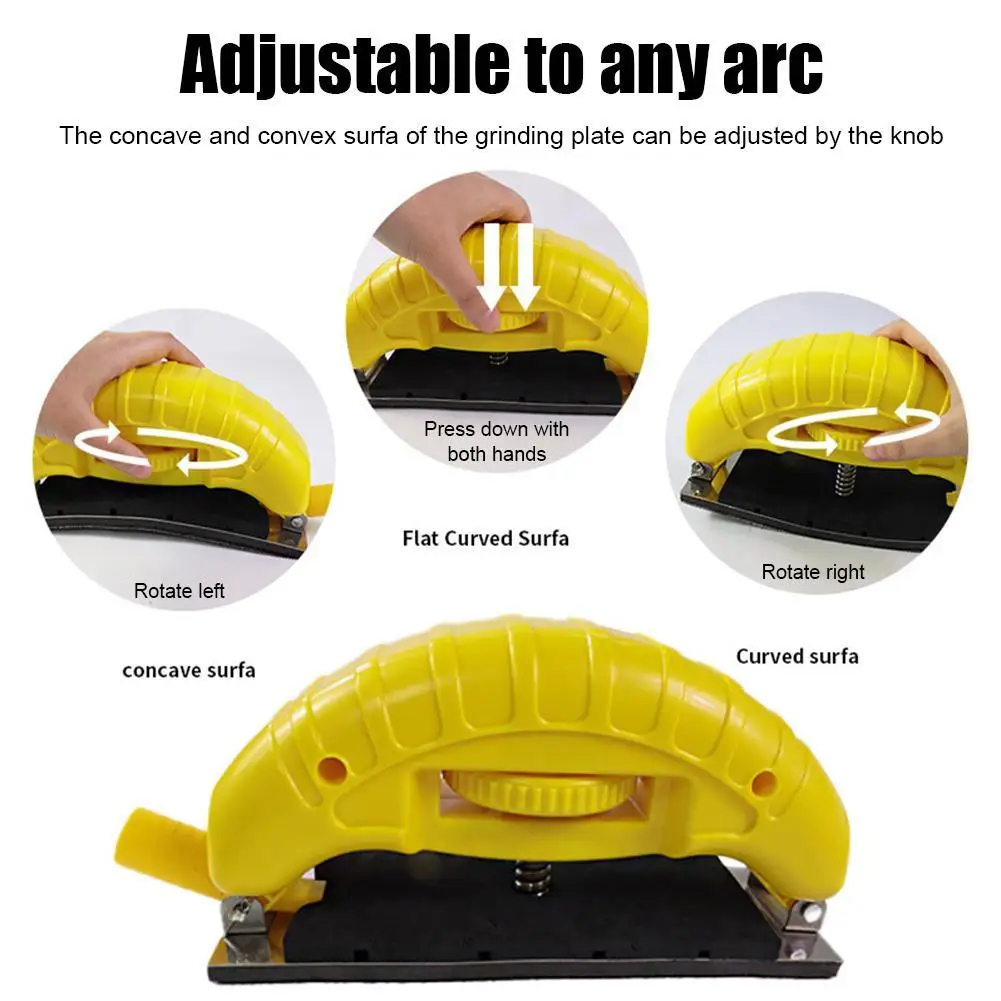 

Car Paint Sandpaper Hand Grinder Arc Sanding Block Sanding Tool Woodworking Metal Polish Concave Convex Surface Adjustment