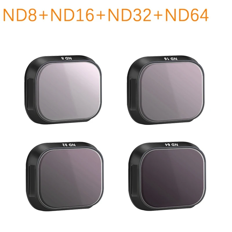 

Aluminum Alloy Filter Set For DJI Mini 3 Pro Camera Lens Mcuv CPL ND8 ND16 ND32 ND64 Filters Accessoires