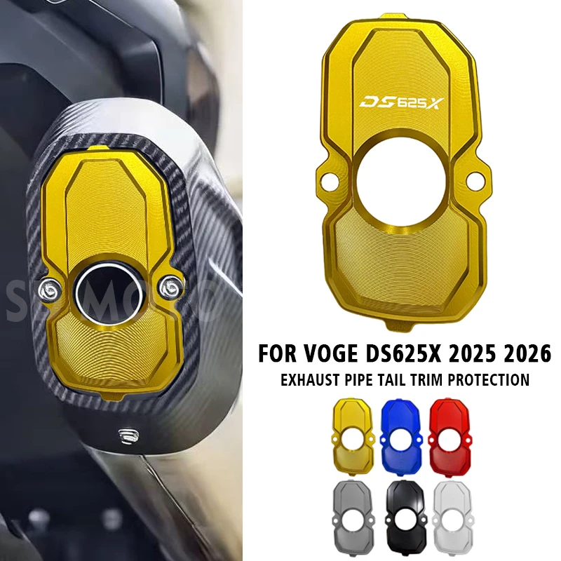 Für VOGE Valico DS625X 625 DSX 625dsx dsx625 2024 2025 CNC Motorrad Auspuff Seiten- und Endrohr Dekorative Schutzabdeckung