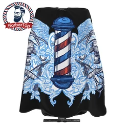 Barbeiro azul pano de corte cabelo cabeleireiro avental corte de cabelo cabo hairdress vestido cabeleireiro casaco barbershop salão acessório