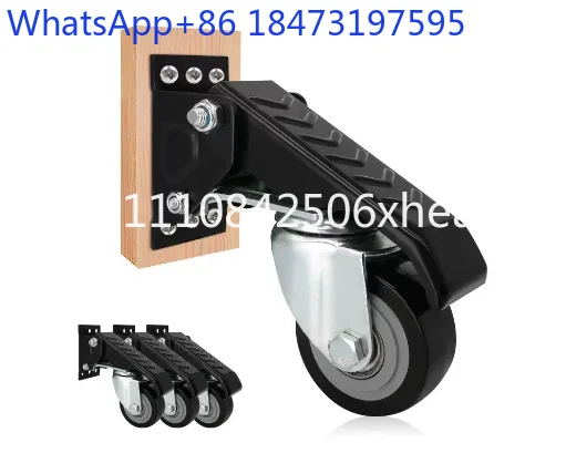 165-lbs-25-set-of-4-workbench-caster-wheels-side-mounted-retractable-stepdown-wheel-360°-swivel-for-tables-and-equipment