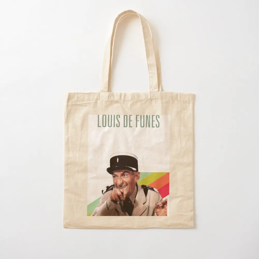 

Louis de Funes Grimace Tote Bag eco pack Shopper bag custom fabric bag shopping trolley Canvas Tote