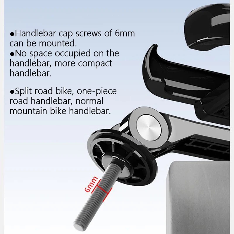 GUB G-92 Aluminum Alloy Phone Holder Road and Mountain Bikes for Bicycle Handlebar Stem Center Installation Bicycle Accessories