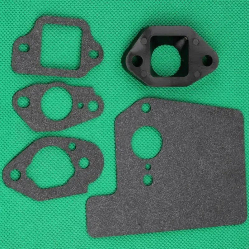 124B Carburetor Insulator Spacer Gasket Garden Power Tools Accessories Engine Carburetor Muffler Gasket Heat Insulation