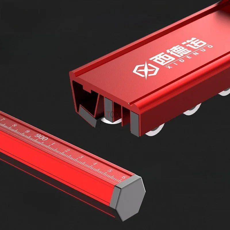 40cm T-Type Manual Tile Push Cutter New 5-Row Guide Rail Tile Slab Cutting Machine Professional Ceramic Floor Tile Cutting Tool