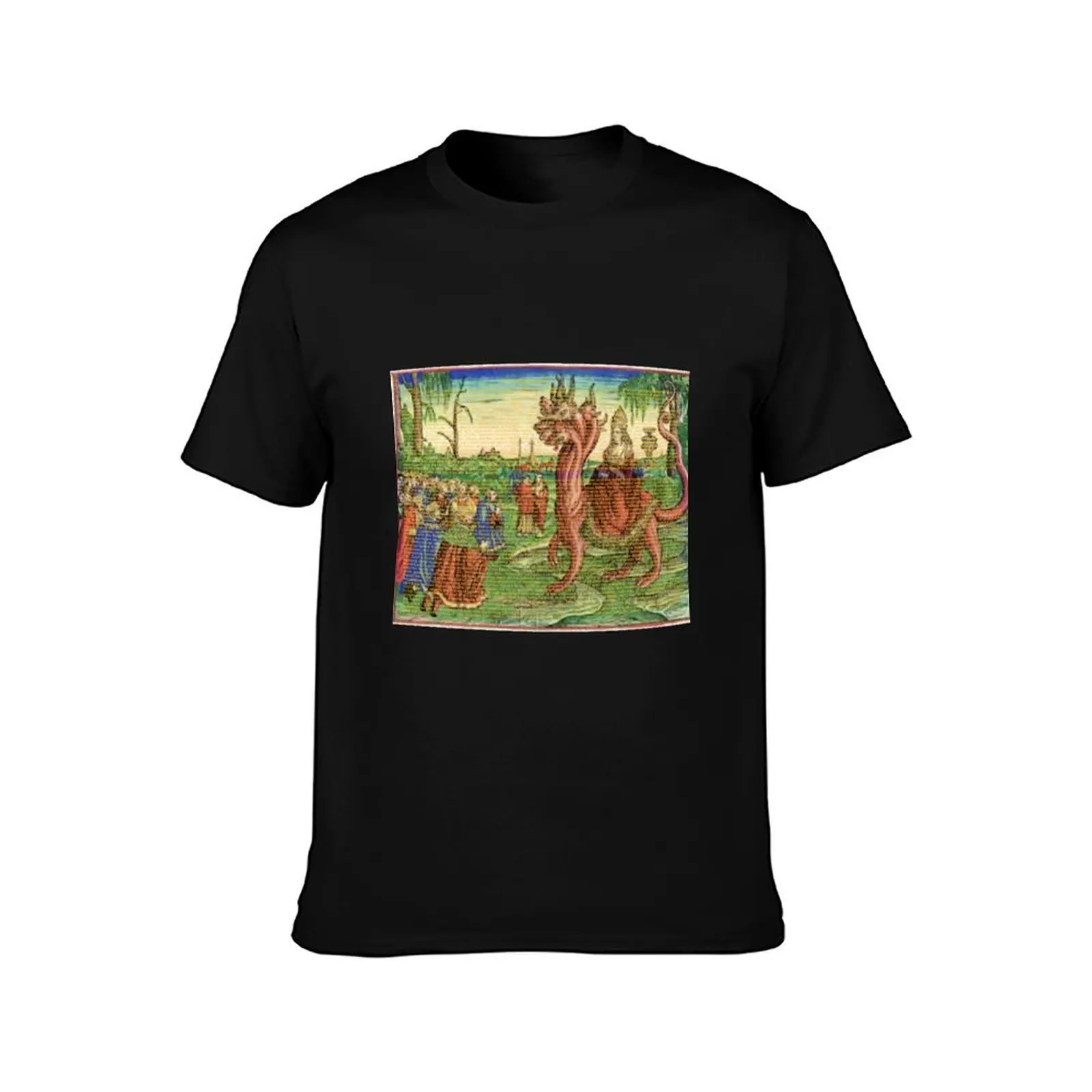 The Mystery Babylon Art T-Shirt Trendy Casual Short Sleeve Shirt T-Shirt
