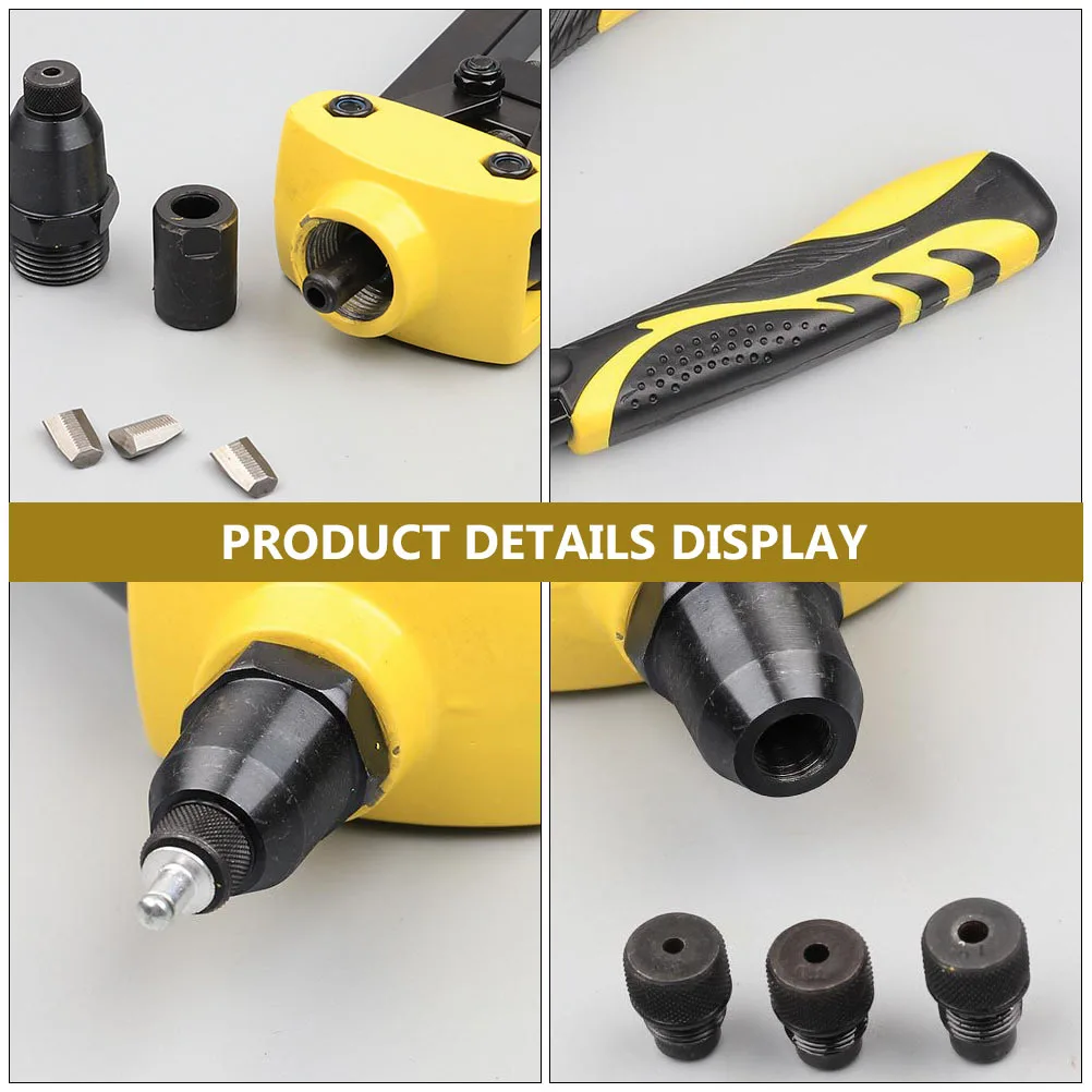 Alat Riveter Manual Alat Riveting Paduan Ringkas Penghemat Tenaga untuk Pekerjaan Riveting yang Efisien Riveter Pegangan Ganda