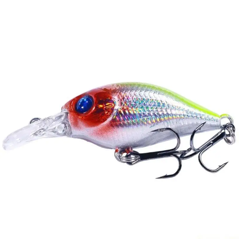 31BE 5Pcs Walleye Lures Swimbait Fishing Tackle Fishing Lures Wobbler 4.3g 5.3cm Baits Carp Trout Crankbaits with Hook