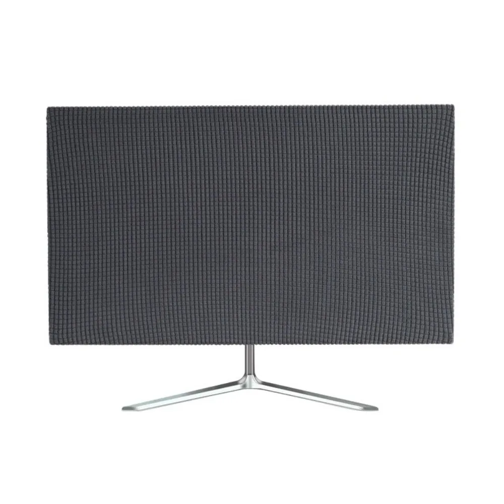 Universal 27-30inches Dustproof Cover Cloth Full Coverage Computer Cover Solid Color Thickened TV Hood Screen Monitor Case