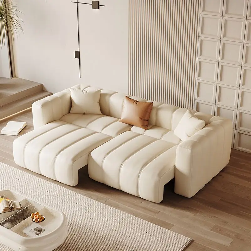 أريكة كرسي كهربائية بيضاء فاخرة مقاومة للماء أريكة كرسي كهربائية للاسترخاء في الشمال لغرفة المعيشة أثاث منزلي من Woonkamerbanken #3