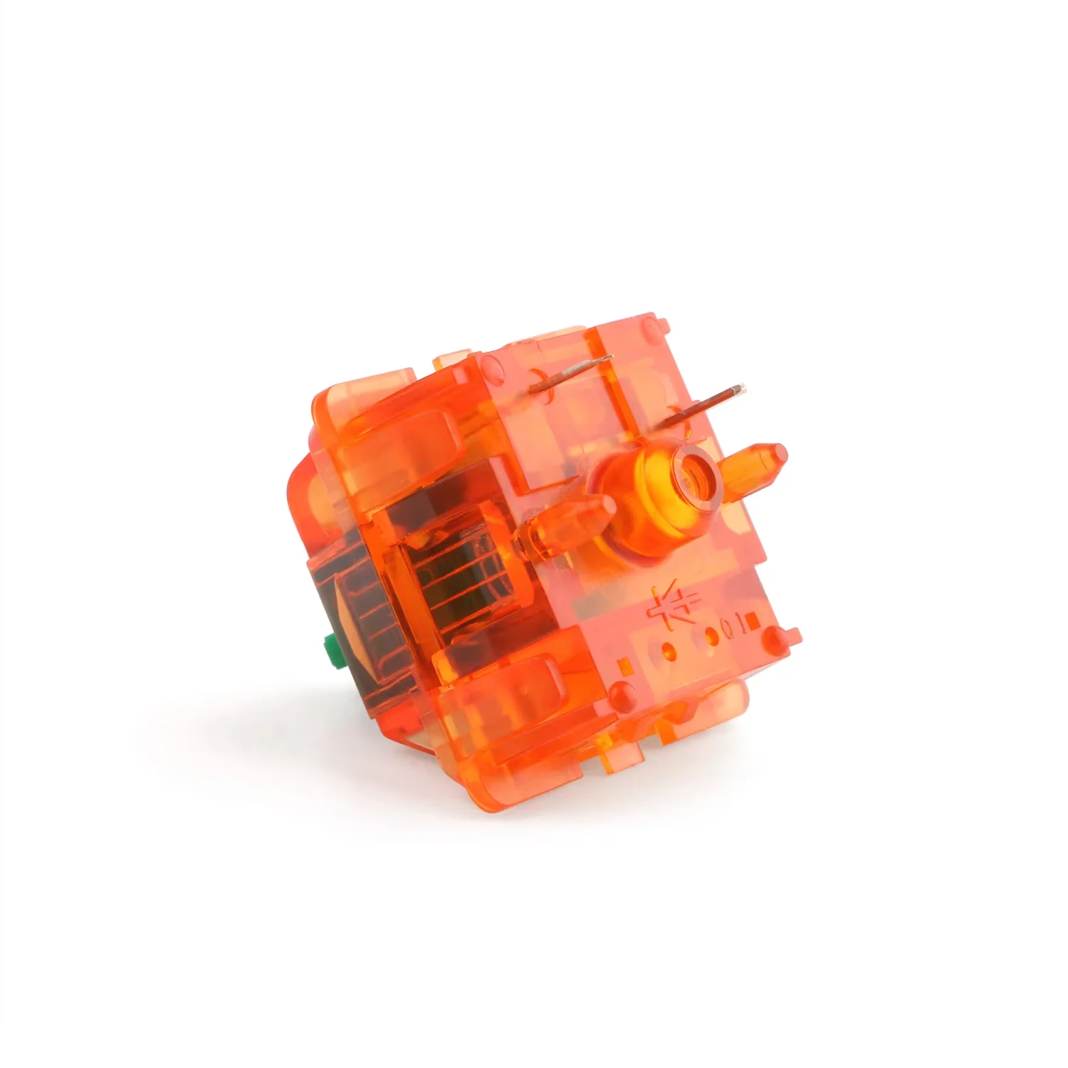 EQUALZ Tangerine V2 Switches Orange Mechanical Keyboard Switch 62g 67g Translucent Heavy Pressure Linear Custom Gamer Switches